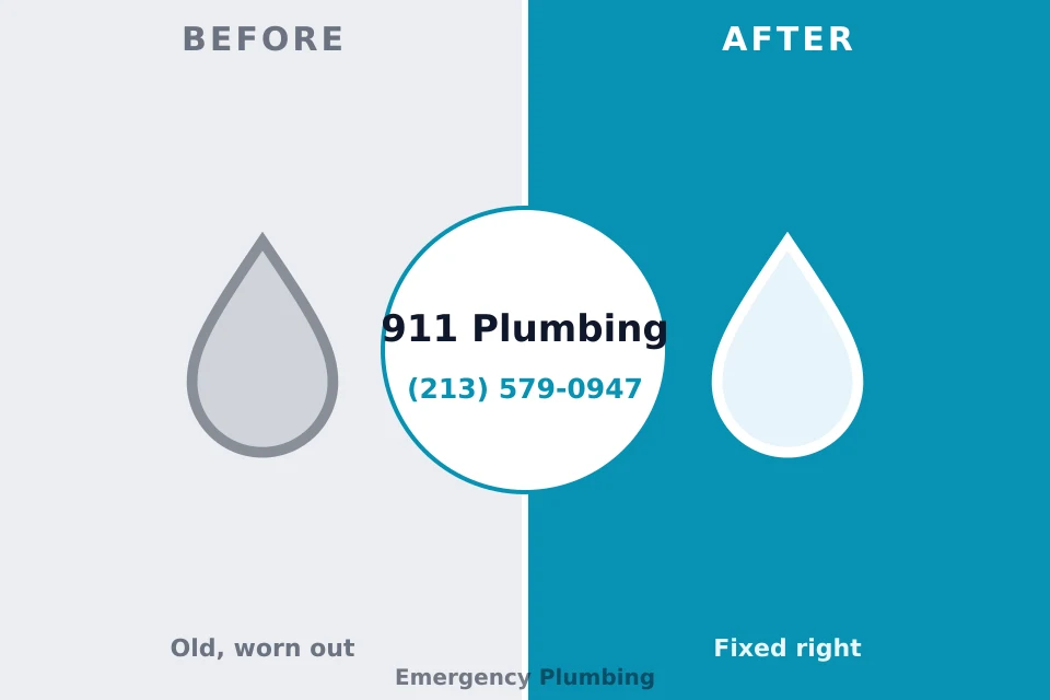 Before and after: plumbing company Centerville, GA